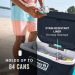 Coleman 316 Series 50 QT Wheeled Cooler, Blue Nights