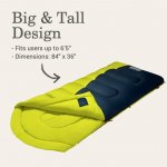 Coleman Montauk 20?F Big and Tall Sleeping Bag