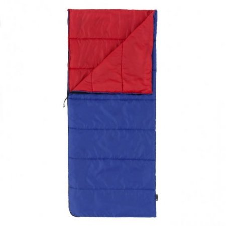 Ozark Trail Youth warm weather rectangle sleeping bag - Blue & Red (youth size 64" x 28")