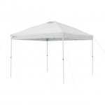 Ozark Trail Simple Push Straight Leg Instant Canopy, White, 10 ft x 10 ft