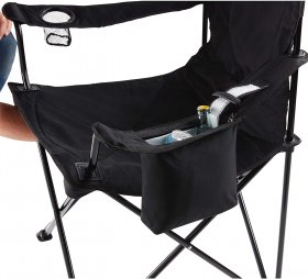 Coleman Portable Camping Quad Chair with 4-Can Cooler