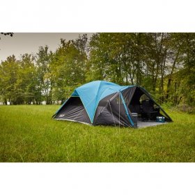 Coleman 8-Person Carlsbad Dark Room Dome Camping Tent with Screen Room