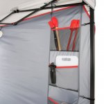 Ozark Trail Shade Wall, 10' x 6' with Organizer Pockets for Instant Outdoor Canopy - (10' x 10' Straight-Leg Canopy)