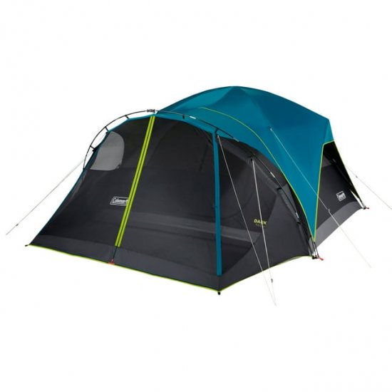 Coleman 8-Person Carlsbad Dark Room Dome Camping Tent with Screen Room