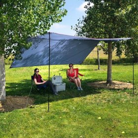 Ozark Trail Multi-Purpose Tarp Shelter, 12' x 12' with Steel Poles