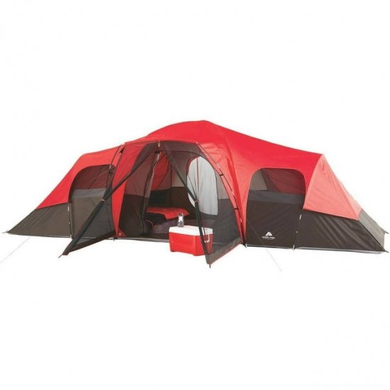 Ozark Trail, 21\' x 15’ x 78” 10-Person Family Camping Tent, 26.4 lbs