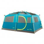 Coleman? 8-Person Tenaya Lake? Fast Pitch? Cabin Camping Tent with Closet, Light Blue