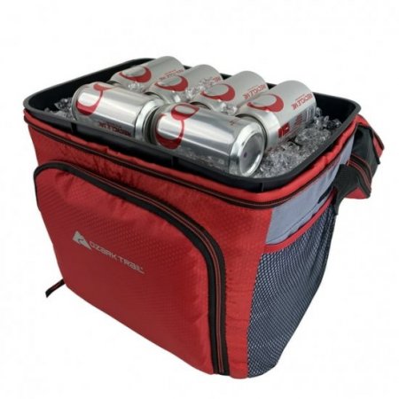 Ozark Trail Soft-Sided 36-Can Cooler, Red