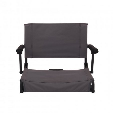 Ozark Trail Hard Arm Stadium Seat, Gray