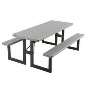 Lifetime 6-Foot Craftsman Outdoor Polyethylene Folding Picnic Table