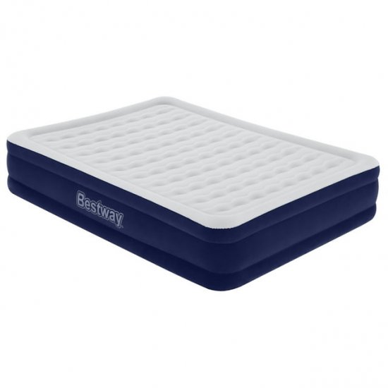 Bestway Tritech 15\" Queen Air Mattress with Built-in Pump