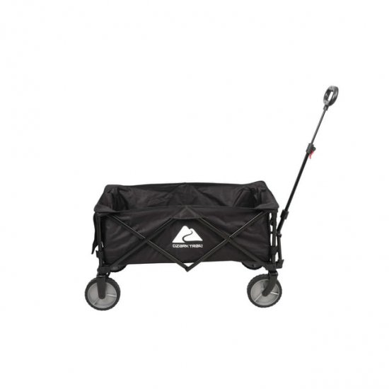 Ozark Trail Folding Camp Multipurpose Wagon, Black