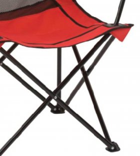 Coleman Broadband Mesh Quad Adult Camping Chair, Red