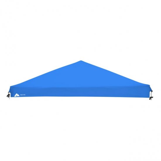 Ozark Trail 10\' x 10\' Instant Slant Leg Replacement Pop-up Outdoor Canopy Type Shading Cover, Blue