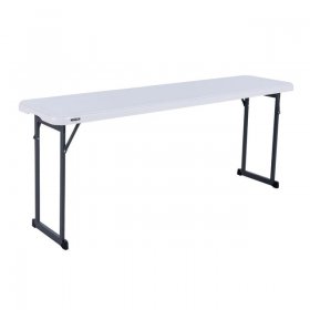 Lifetime 6 Foot Rectangle Seminar Table, Indoor/Outdoor Commercial Grade, White (80929)