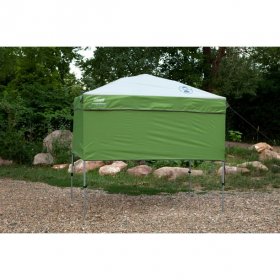 Coleman Sun Wall Accessory for 7' x 5' Straight Leg Instant Canopy Shelter, Green (Canopy not included)