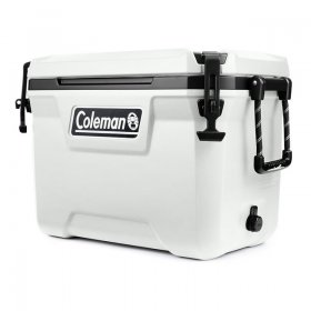 Coleman Convoy Series 55 Qt Cooler w/ Reflective Rope Handles, White Cloud