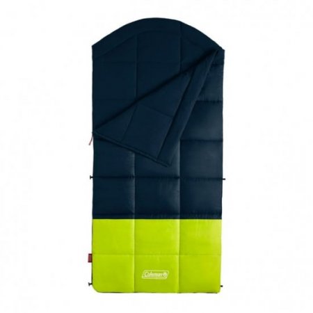 Coleman Kompact 40 Degree F Big & Tall Contour Sleeping Bag, Space