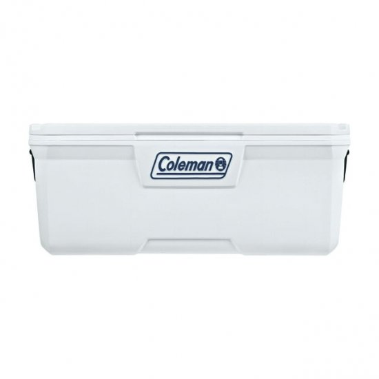 Coleman 150 qt. Hard Sided Ice Chest Cooler, White