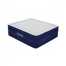 Bestway Tritech 24" Air Mattress Antimicrobial Coating with Built-in AC Pump, King