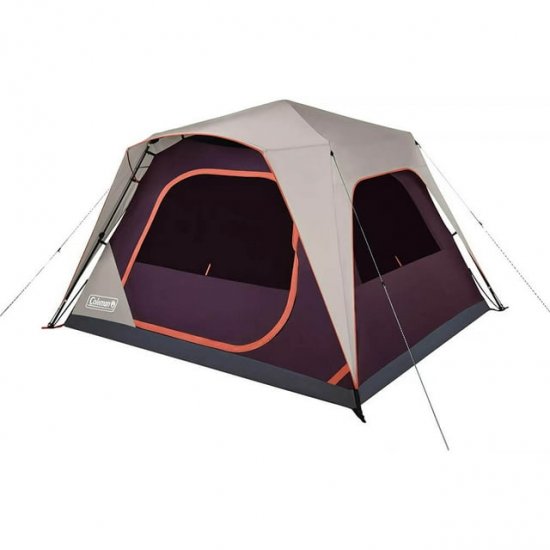 Coleman 2000038278 Skylodge 6-Person Instant Camping Tent - Blackberry