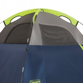 Coleman Sundome 4-Person Camping Tent, 1 Room, Blue