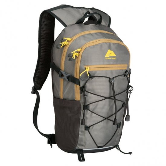 Ozark Trail 17 L Camping, Hiking, Mountaineering, Technical Backpack, Gray, Unisex, New