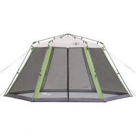 Coleman? Screen House Canopy Sun Shelter Tent with Instant Setup, 1 Room, Green