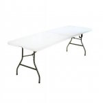 Cosco 8' Fold-in-Half Banquet Table with Handle