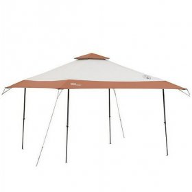 Coleman Shelter 13x13 Shade and Canopy, Home & Tailgate Canopy, Pop Up Style, Beach Shade Tent, UPF 50+, Sun Shelter