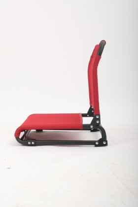 Ozark Trail Extra Wide Stadium Seat with Hooks, Red Mark