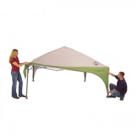 Coleman? 10' x 10' Square Canopy Sun Shelter Tent with Instant Setup, Green