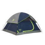 Coleman Sundome 4-Person Camping Tent, 1 Room, Blue