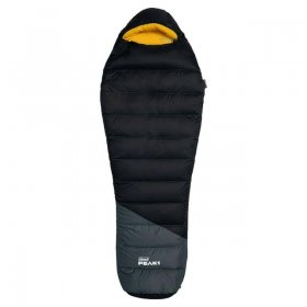 Coleman PEAK1 0 Degrees Fahrenheit 1 Person Nylon Mummy Sleeping Bag, Black