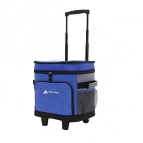 Ozark Trail Rolling 42 cans Soft-Sided Cooler, Blue