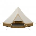 Ozark Trail 15' x 15' 8-Person Glamping Bell Tent with String Lights, 22.57 lbs