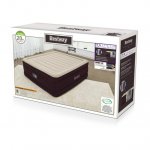 Bestway? Maroon Tritech Airbed Queen 20" with Built-in AC Pump