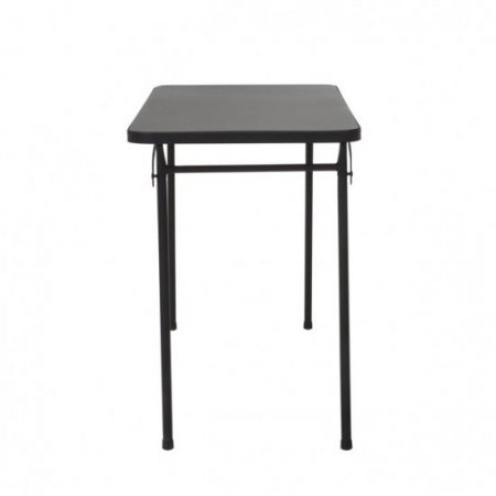 20" x 48" Resin Top Folding Table, Black