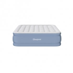 Beautyrest Hi Loft 17" Queen Air Bed Mattress, Raised Inflatable Blow-Up Bed, Powerful Pump, Adjustable Firmness