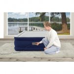 Bestway Tritech Air Mattress Queen 22 in. with Built-in AC Pump and Antimicrobial Coating