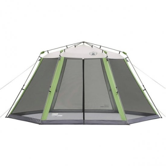 Coleman? Screen House Canopy Sun Shelter Tent with Instant Setup, 1 Room, Green