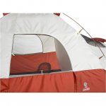 Coleman Red Canyon 8-Person Camping Tent, Weatherproof Family Tent Includes Room Dividers, Rainfly, Adjustable Ventilation, Storage Pockets, Carry Bag, & Quick Setup Tent Red