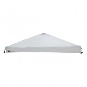 Ozark Trail 10' x 10' Straight Leg Replacement Top Canopy Shading Cover, White, Outdoor Canopy Type