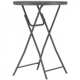 Cosco CSC60436SGY1E 18 x 26 in. Zown Commercial Cocktail Folding Table