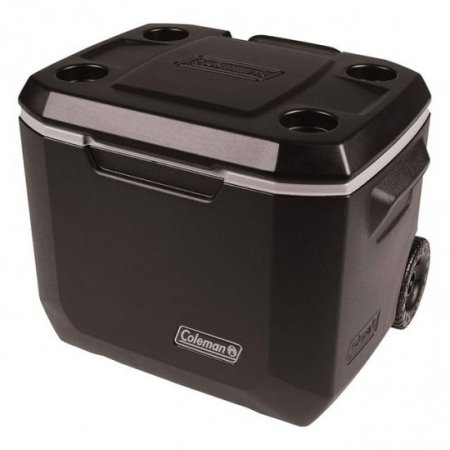 Coleman Xtreme 50 Quart 5-Day Hard Cooler with Wheels and Have-A-Seat Lid