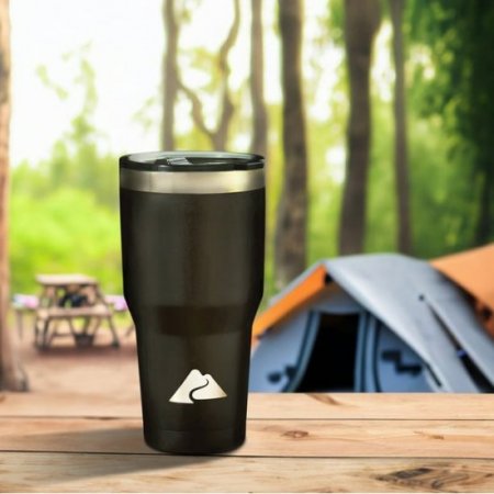 Ozark Trail 32 oz Vacuum Insulated Stainless Steel Tumbler, Black